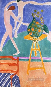  dans Painting - La Danse Dance with Nasturtiums abstract fauvism Henri Matisse